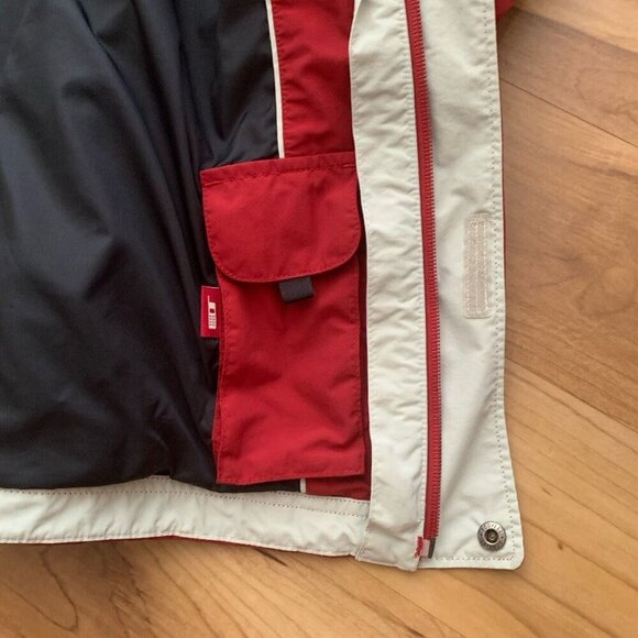 L.L. Bean Jacket Windbreaker Packable Hood Lightweight XL Tall Red - Picture 12 of 16